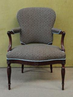 A PAIR OF GEORGE III MAHOGANY ARMCHAIRS - 4221775