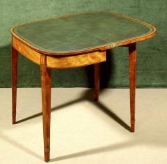 A PAIR OF GEORGE III SATINWOOD GAMES TABLES - 4221797
