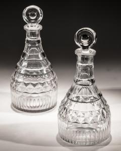 A PAIR OF GEORGIAN PERIOD SPIRIT DECANTERS - 3793712