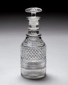 A PAIR OF HEAVILY CUT REGENCY SPIRIT DECANTERS - 4513152