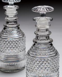 A PAIR OF HEAVILY CUT REGENCY SPIRIT DECANTERS - 4513153