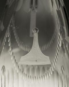 A PAIR OF MASONIC TAPERED DECANTERS - 3787786