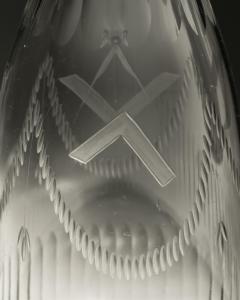 A PAIR OF MASONIC TAPERED DECANTERS - 3787787