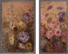 A PAIR OF MID 19TH CENTURY FRENCH TAPESTRY CARTOON FRAGMENTS - 4817447