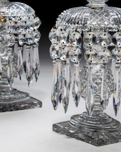 A PAIR OF RECTANGULAR BASE REGENCY LUSTRES - 4513168