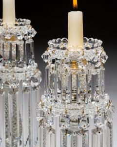 A PAIR OF REGENCY DOUBLE TIER LUSTRES - 4580804