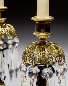 A PAIR OF REGENCY GILT BRONZE FIGURE CANDLESTICKS - 4290308