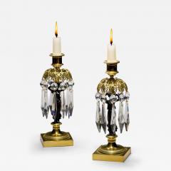 A PAIR OF REGENCY GILT BRONZE FIGURE CANDLESTICKS - 4290637
