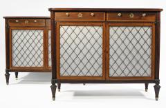 A PAIR OF REGENCY ROSEWOOD CABINETS - 3078285