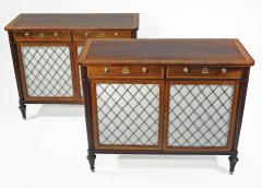 A PAIR OF REGENCY ROSEWOOD CABINETS - 3078286