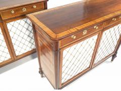 A PAIR OF REGENCY ROSEWOOD CABINETS - 3078289