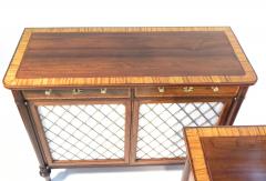 A PAIR OF REGENCY ROSEWOOD CABINETS - 3078290