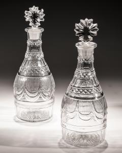 A PAIR OF RICHLY CUT REGENCY SPIRIT DECANTERS - 3793020