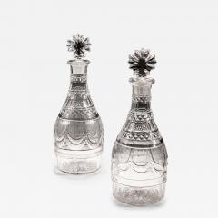 A PAIR OF RICHLY CUT REGENCY SPIRIT DECANTERS - 3799875