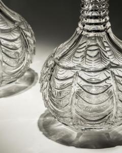 A PAIR OF SCALE CUT VICTORIAN DECANTERS - 3787844