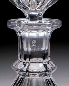 A PAIR OF SLICE CUT WILLIAM IV CLUB DECANTERS - 4513183