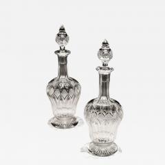 A PAIR OF UNUSUAL VICTORIAN SPIRIT DECANTERS - 3799879