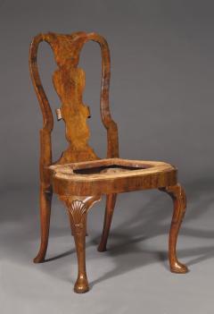 A PAIR OF WELL DRAWN FIGURED VENEER AND SOLID WALNUT EARLY GEORGE I SIDE CHAIRS - 3453170