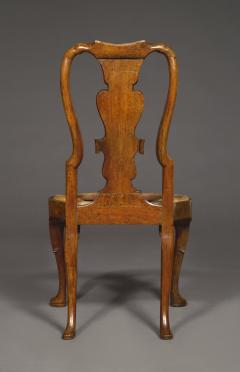 A PAIR OF WELL DRAWN FIGURED VENEER AND SOLID WALNUT EARLY GEORGE I SIDE CHAIRS - 3453171