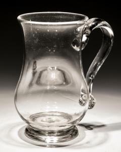 A PLAIN 18TH CENTURY GLASS MUG - 4424928