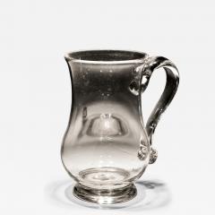 A PLAIN 18TH CENTURY GLASS MUG - 4426460