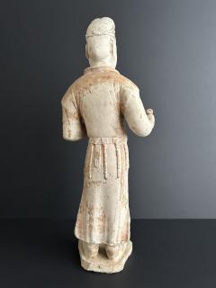 A Painted Pottery figure of male courtier  - 4104723