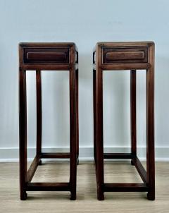 A Pair Of Antique Chinese Side Tables - 4309009