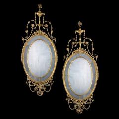 A Pair Of George III Adam Period Giltwood Mirrors - 4133478