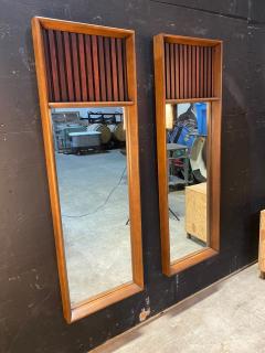 A Pair Of Lane Tower Suite Mirrors Designed by Dave Parmalee 1970s - 4477016