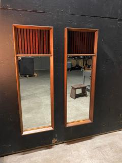 A Pair Of Lane Tower Suite Mirrors Designed by Dave Parmalee 1970s - 4477026