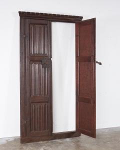 A Pair of 16th c Carved Tudor Doors - 4544694
