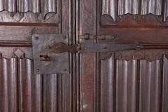 A Pair of 16th c Carved Tudor Doors - 4544700