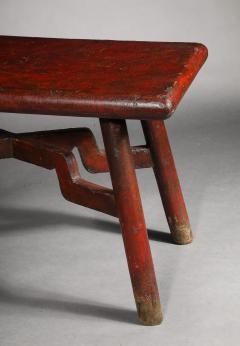 A Pair of 18th C Chinese Console Tables in Red Lacquer - 4017308