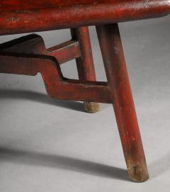 A Pair of 18th C Chinese Console Tables in Red Lacquer - 4017318