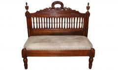 A Pair of 18th Century Italian Louis XVI Walnut Settees or Loveseats - 3554708