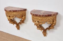 A Pair of 18th c Italian Consoles - 4380243