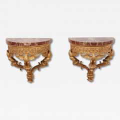 A Pair of 18th c Italian Consoles - 4383788