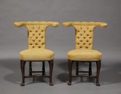 A Pair of 1930 s Chinoiserie Painted Reading Chairs - 3161465