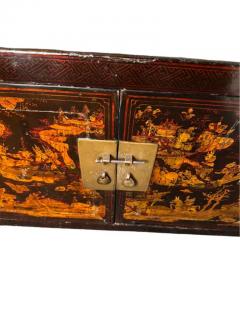 A Pair of 19th Century Black Lacquer Cabinet - 3888388