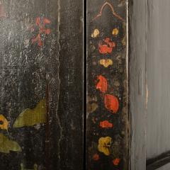 A Pair of 19th Century Chinese wardrobe chinoiserie lacquered Black - 2084897
