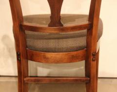 A Pair of 19th Century English Regency Cherry Wood Side Chairs - 3208988