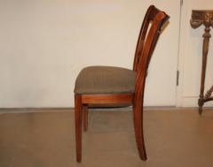 A Pair of 19th Century English Regency Cherry Wood Side Chairs - 3554755