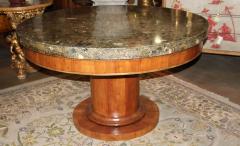 A Pair of 19th Century Italian Charles X Scagliola and Cherrywood Center Tables - 3656688
