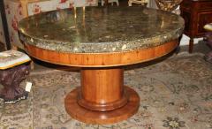 A Pair of 19th Century Italian Charles X Scagliola and Cherrywood Center Tables - 3656689