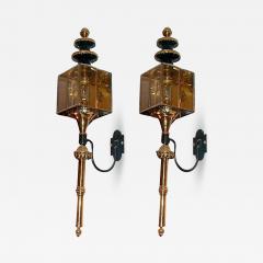 A Pair of 19th Century Venetian Carriage Lamps - 3257222