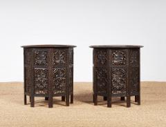 A Pair of Anglo Indian Taboret Tables - 4217923