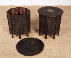 A Pair of Anglo Indian Taboret Tables - 4217932