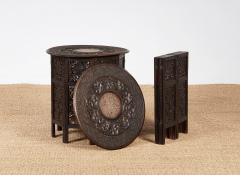 A Pair of Anglo Indian Taboret Tables - 4217933