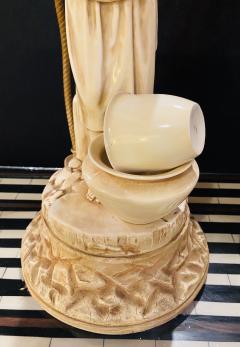 A Pair of Arab Water Bearers in a Finely Cast Porcelain Finish Table Lamps - 1298945