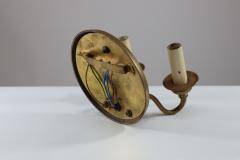 A Pair of Arts Crafts Brass Wall Lights with Galleons in Sail - 4192383